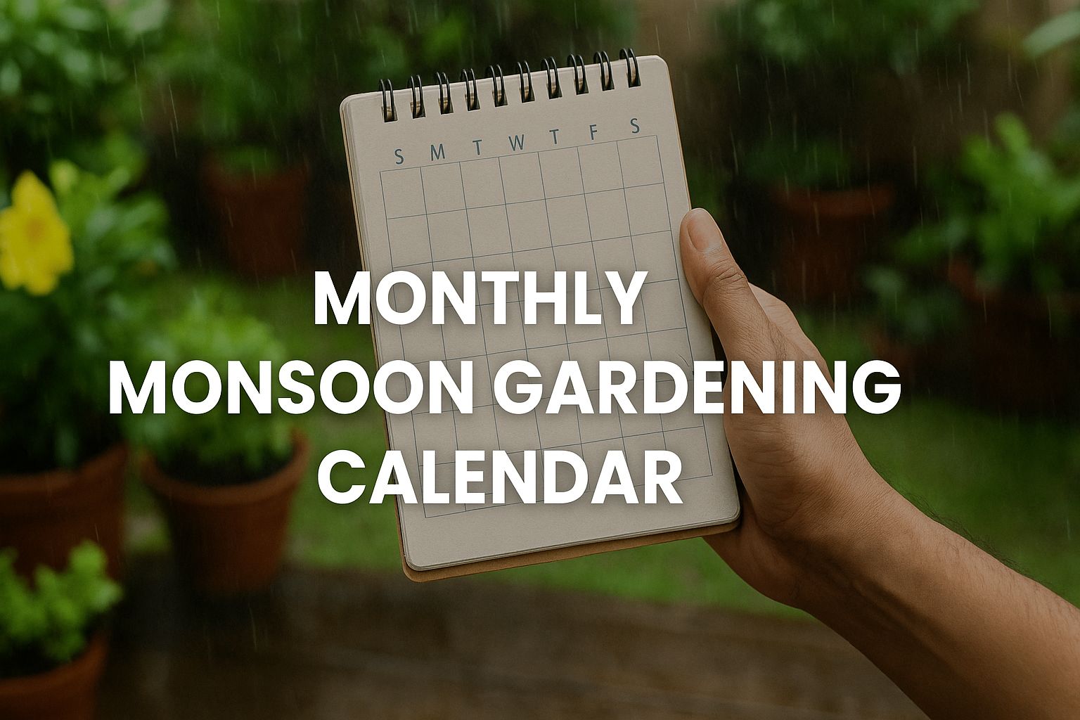 Monthly Monsoon Gardening Calendar | Urban Plant